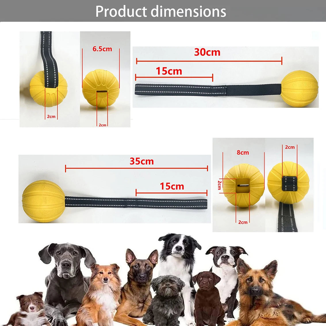 Balls On a Rope Dogs Chewers