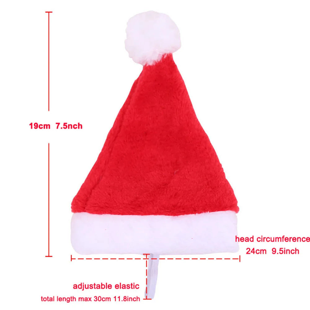 Christmas Pet Clothes for Dogs Xmas Santa Cat Costume Winter Warm Cat Coat Jacket Fleece Puppy Hoodies Kitten Small Dog Apparel