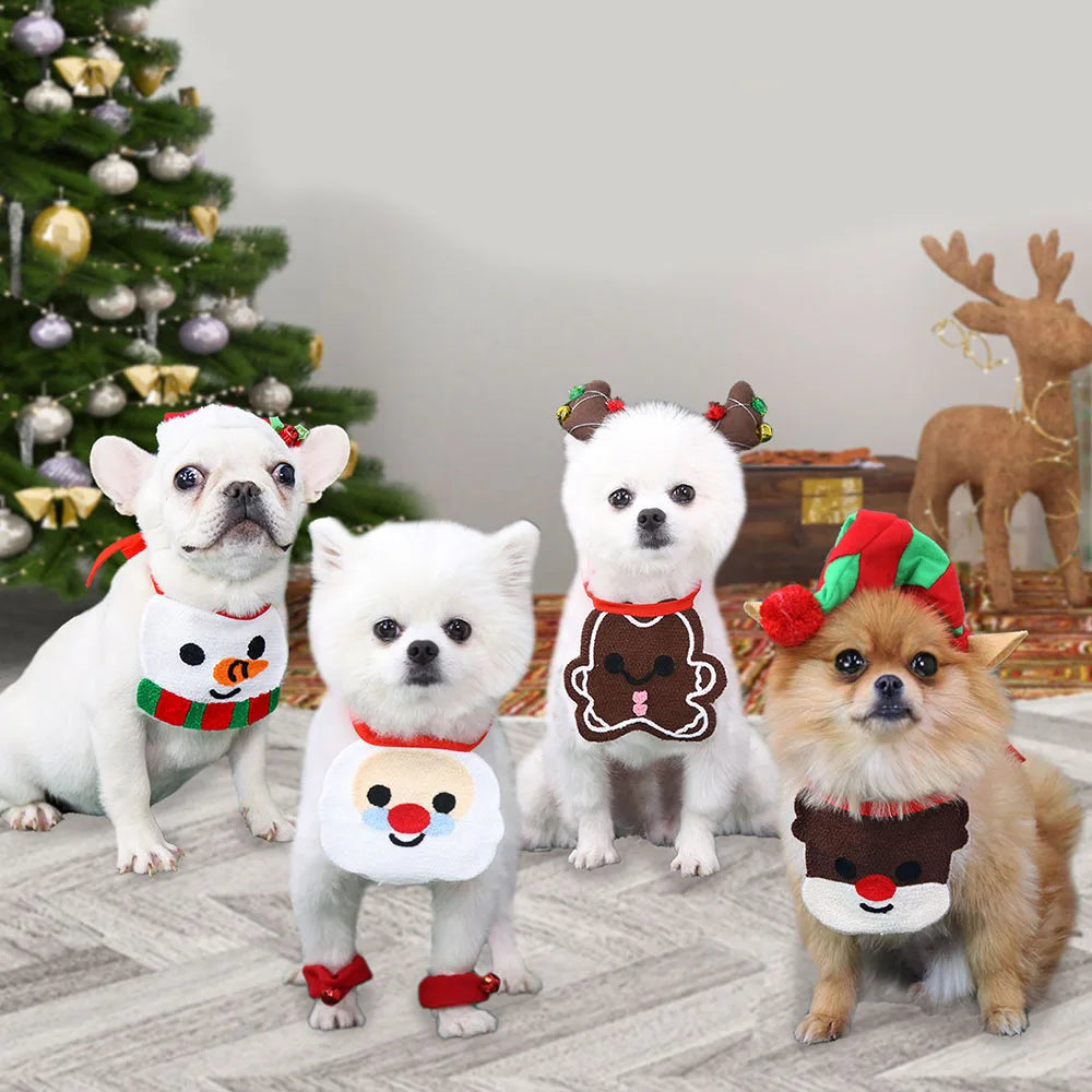 Christmas Pet Clothes for Dogs Xmas Santa Cat Costume Winter Warm Cat Coat Jacket Fleece Puppy Hoodies Kitten Small Dog Apparel