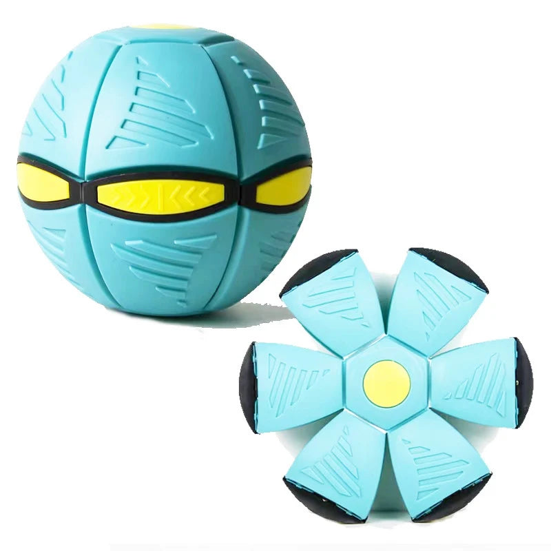 Bouncy Stomp Ball Magic Flying Saucer Ball Puzzle Pet Children's Toys Indoor Outdoor Decompression Transformation Sports Balls