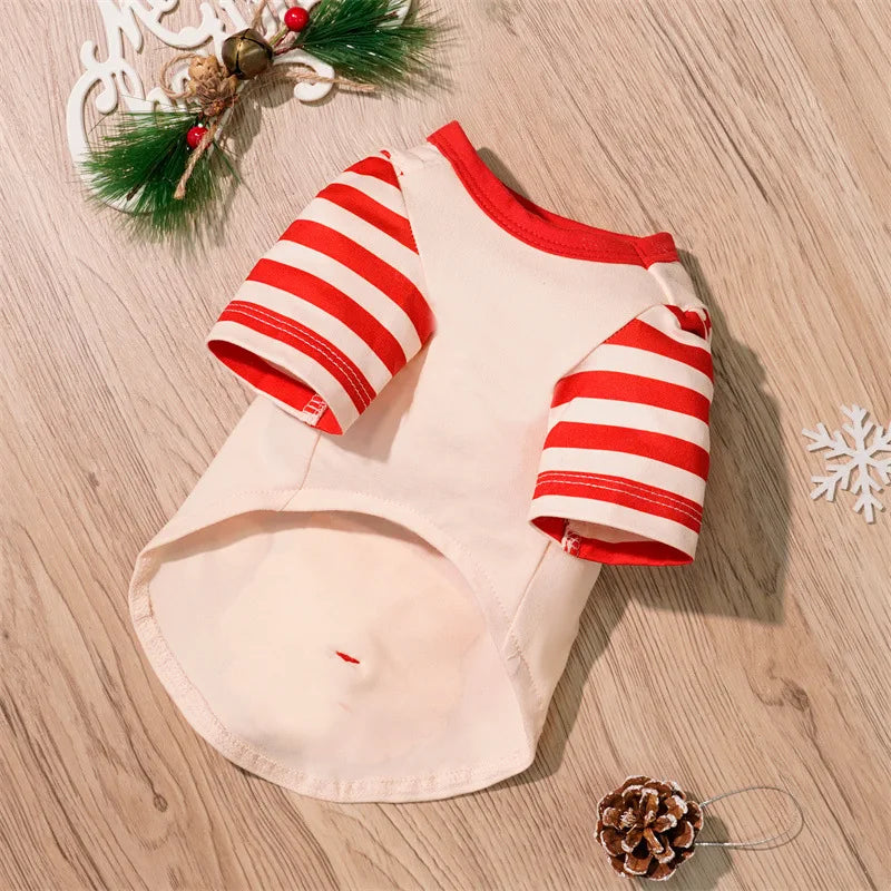 Christmas Pet Costume Christmas Elf Dog Costume Clothes Funny Cosplay Puppy Cat Xmas Costume Outfit Winter Hoodie Coat for Dogs