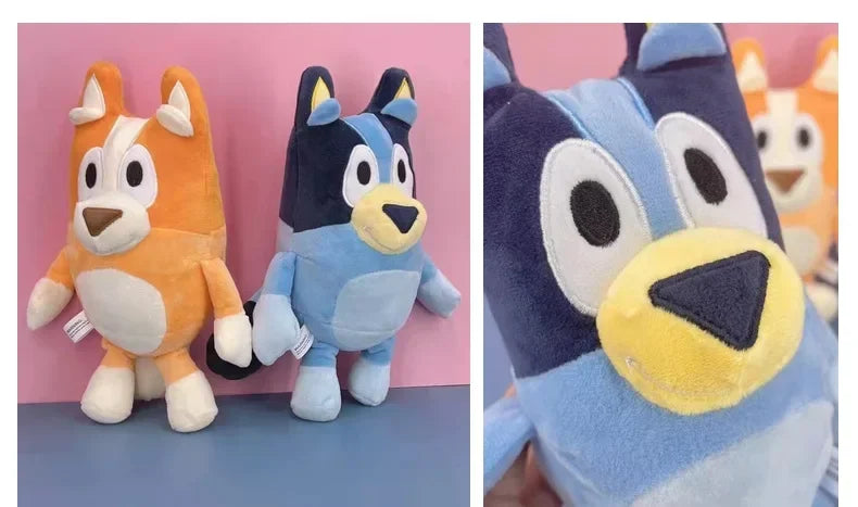 17/28cm Bluey & Bingo Family Plush Toys Cartoon Dog Stuffed Animals Soft Plush Dolls Christmas Gifts Perfect For Birthday