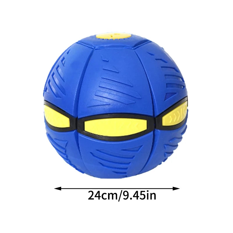 Bouncy Stomp Ball Magic Flying Saucer Ball Puzzle Pet Children's Toys Indoor Outdoor Decompression Transformation Sports Balls