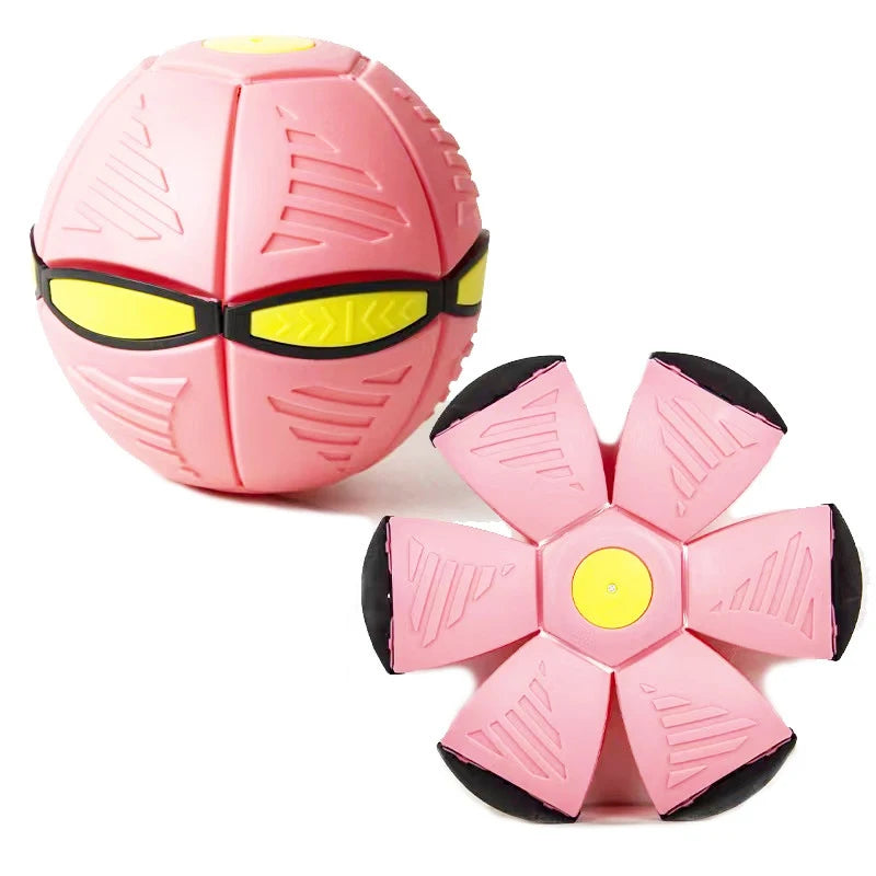 Bouncy Stomp Ball Magic Flying Saucer Ball Puzzle Pet Children's Toys Indoor Outdoor Decompression Transformation Sports Balls