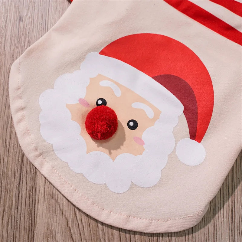 Christmas Pet Costume Christmas Elf Dog Costume Clothes Funny Cosplay Puppy Cat Xmas Costume Outfit Winter Hoodie Coat for Dogs