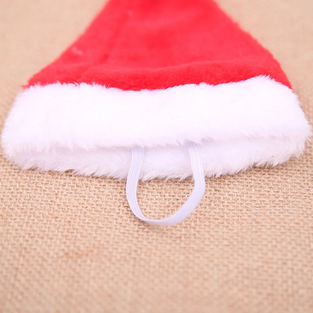 Christmas Pet Clothes for Dogs Xmas Santa Cat Costume Winter Warm Cat Coat Jacket Fleece Puppy Hoodies Kitten Small Dog Apparel