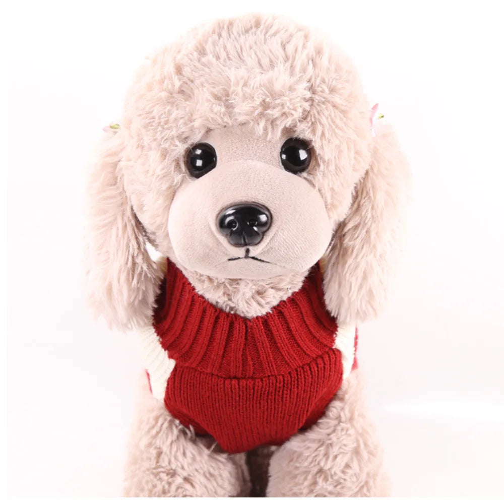 Christmas Pet Clothes for Dogs Xmas Santa Cat Costume Winter Warm Cat Coat Jacket Fleece Puppy Hoodies Kitten Small Dog Apparel