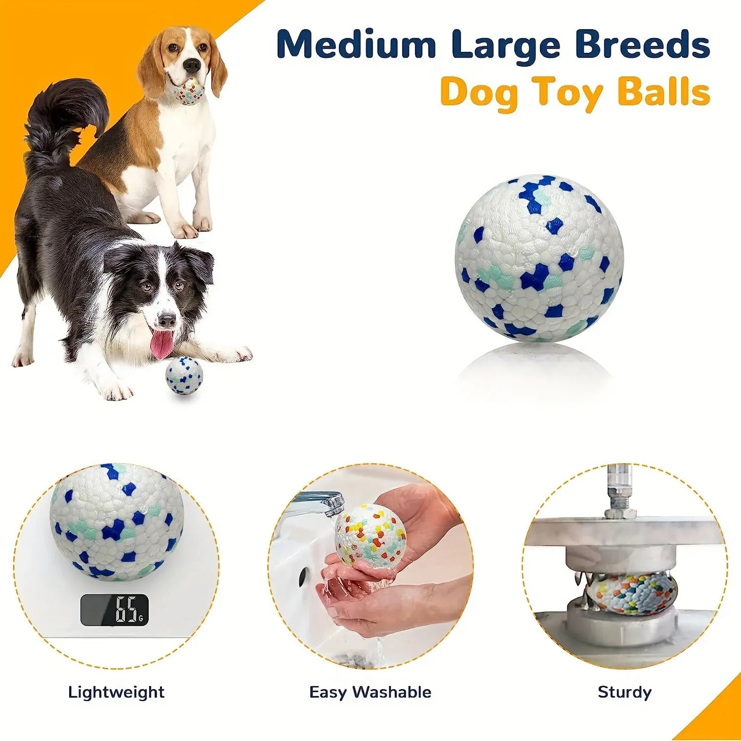 1pc Dog Toy Durable Crew Ball Pet Grinding Teeth Toy For Dog Interactive Supplies Chew Pet Interactive Supply Accessory