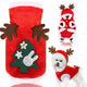 Christmas Dog Clothes Santa Costume for Puppy Chihuahua Yorkshire Pet Cat Clothing Jacket Coat Winter Warm Flannel Hoodies