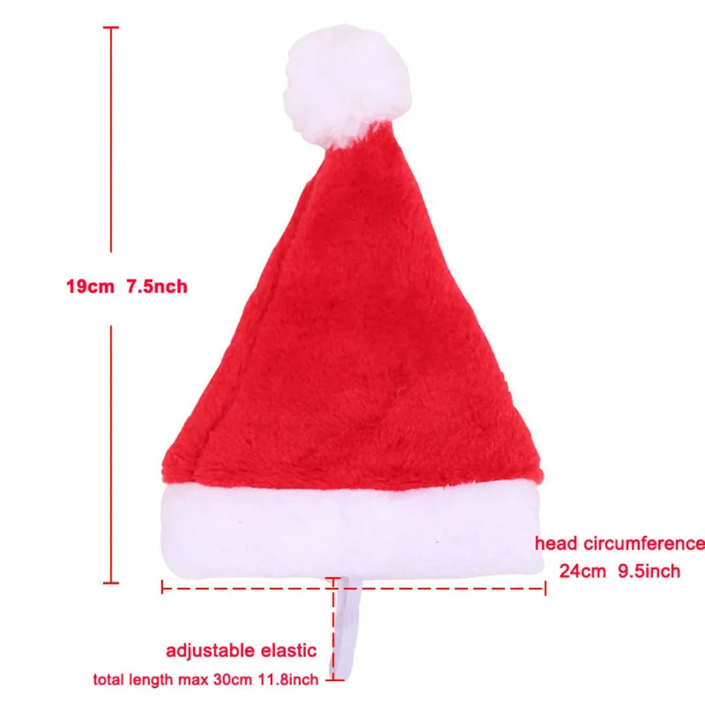 Christmas Pet Clothes for Dogs Xmas Santa Cat Costume Winter Warm Cat Coat Jacket Fleece Puppy Hoodies Kitten Small Dog Apparel